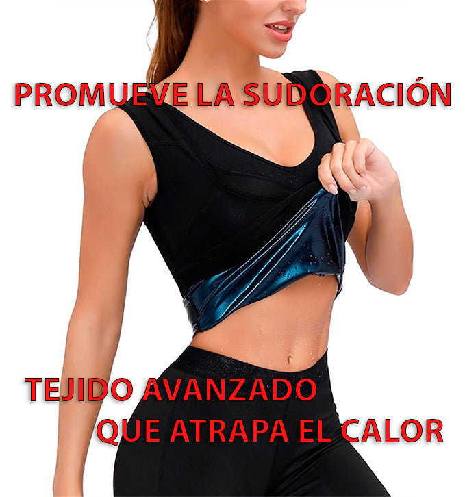 CAMISETA EFECTO SAUNA MUJER