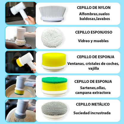 CEPILLO DE LIMPIEZA ELÉCTRICO🧽