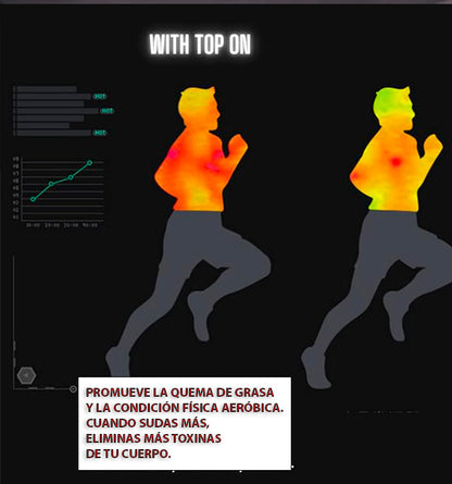 CAMISETA EFECTO SAUNA MUJER